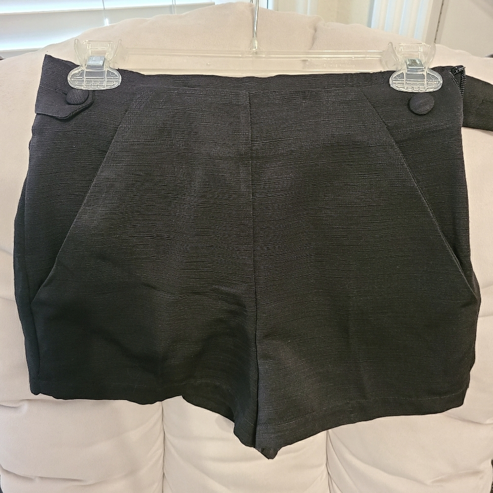 TopShop Black Dressy Shorts